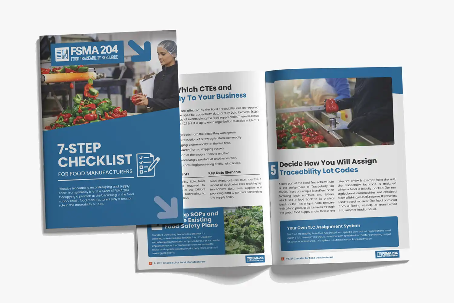 FSMA204-Food-Manufacturers-Ebook-A4 7 Step Checklist For Food Manufacturers